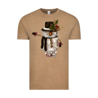Vintage Coffee snowman gnome Vintage Tee - CowGirlArtShop