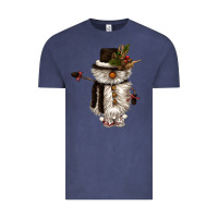 Vintage Denim snowman gnome Vintage Tee - CowGirlArtShop