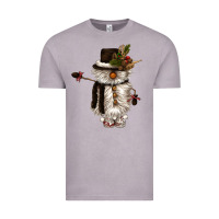 Vintage Zinc snowman gnome Vintage Tee - CowGirlArtShop