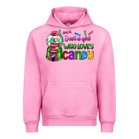 Fuchsia Pink just a girl who loves candy Urban Hoodie - AdoDesignShop