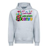 Heather Grey just a girl who loves candy Urban Hoodie - AdoDesignShop