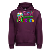 Mauve Wine just a girl who loves candy Urban Hoodie - AdoDesignShop