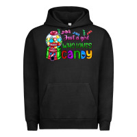 Pigment Black just a girl who loves candy Urban Hoodie - AdoDesignShop