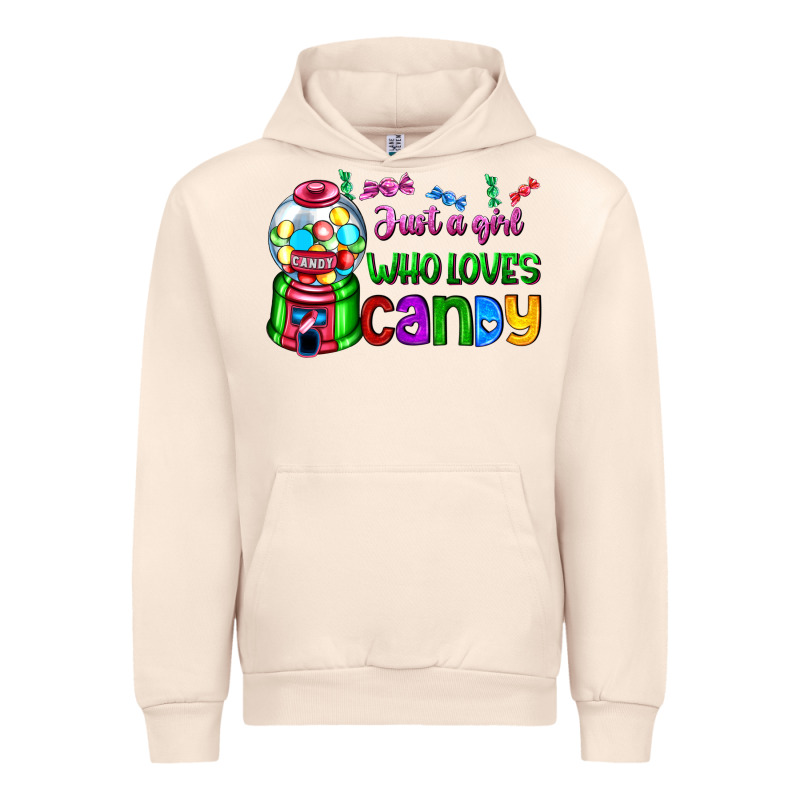 Just A Girl Who Loves Candy Urban Hoodie by AdoDesignShop | Teevron