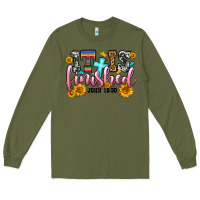 Army Green it is finished john 19 30 Long Sleeve Tee - OliviaCreatesArt