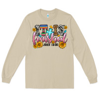 Mushroom it is finished john 19 30 Long Sleeve Tee - OliviaCreatesArt