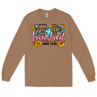 Toasted Coconut it is finished john 19 30 Long Sleeve Tee - OliviaCreatesArt