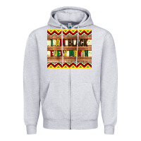 Heather Grey i am black every month Zipper Hoodie - Artiststas