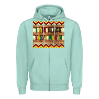 Seafoam i am black every month Zipper Hoodie - Artiststas