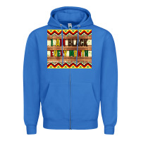 True Royal i am black every month Zipper Hoodie - Artiststas