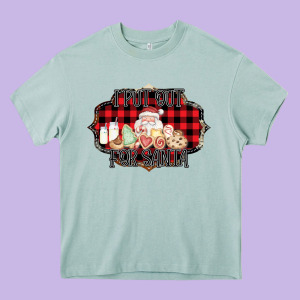 I Put Out For Santa Heavy Core Tee Designed By Bettercallsaul