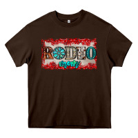 Chocolate Brown rodeo mom Heavy Core Tee - JahusDesignShop