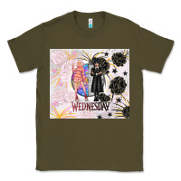 Army Green gothic girl and colorful girl best friends with ro Classic Tee - TumblerDesignByShophia