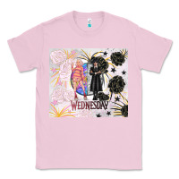 Bubblegum Pink gothic girl and colorful girl best friends with ro Classic Tee - TumblerDesignByShophia