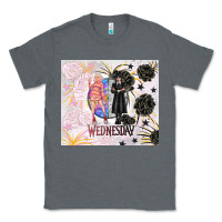 Charcoal Heather gothic girl and colorful girl best friends with ro Classic Tee - TumblerDesignByShophia