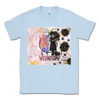 Dusty Blue gothic girl and colorful girl best friends with ro Classic Tee - TumblerDesignByShophia