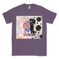 Lavender gothic girl and colorful girl best friends with ro Classic Tee - TumblerDesignByShophia