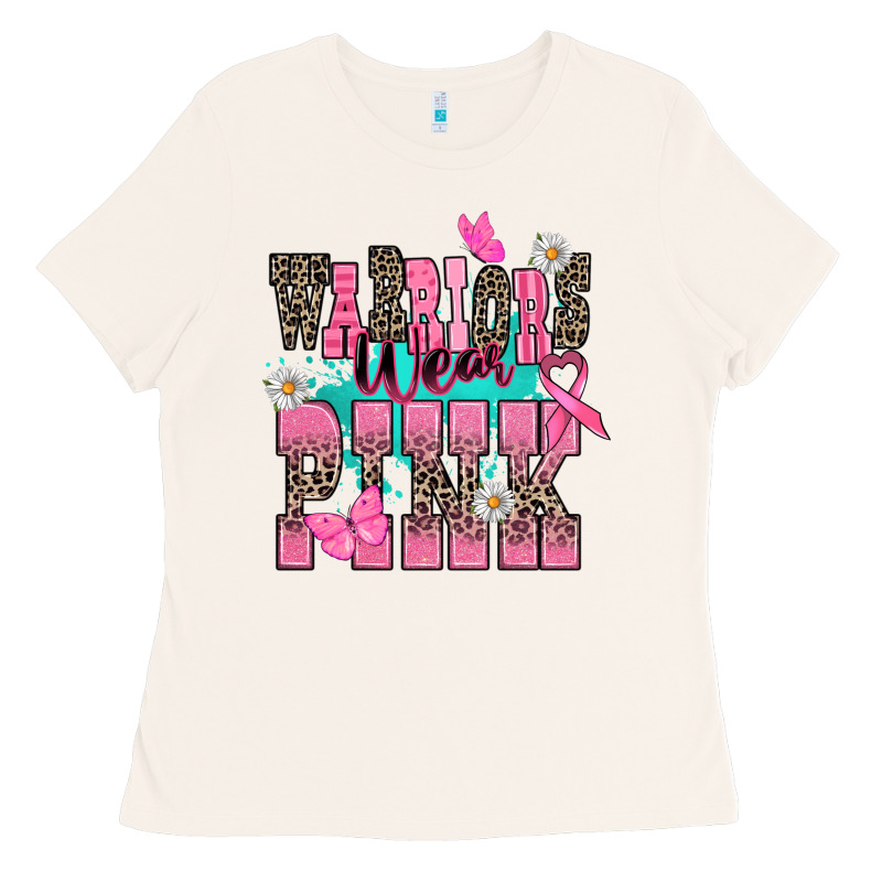 Warriors Wear Pink Ladies Tee by NancyCooperArtShop | Teevron