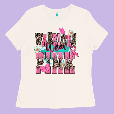 Warriors Wear Pink Ladies Tee Designed By Nancycooperartshop