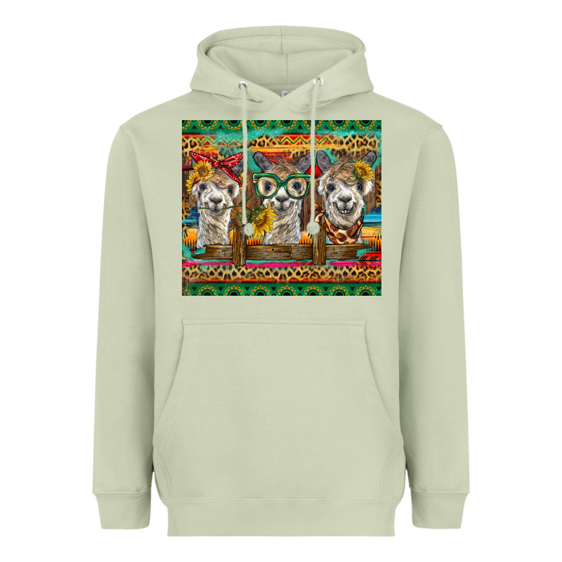 Alpacas Heavyweight Hoodie by BarkalooDesign | Teevron