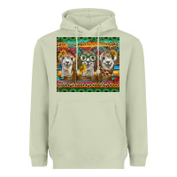 Matcha alpacas Heavyweight Hoodie - BarkalooDesign