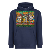Navy alpacas Heavyweight Hoodie - BarkalooDesign