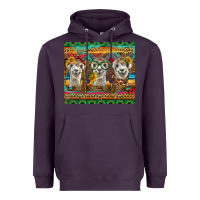 Plum alpacas Heavyweight Hoodie - BarkalooDesign