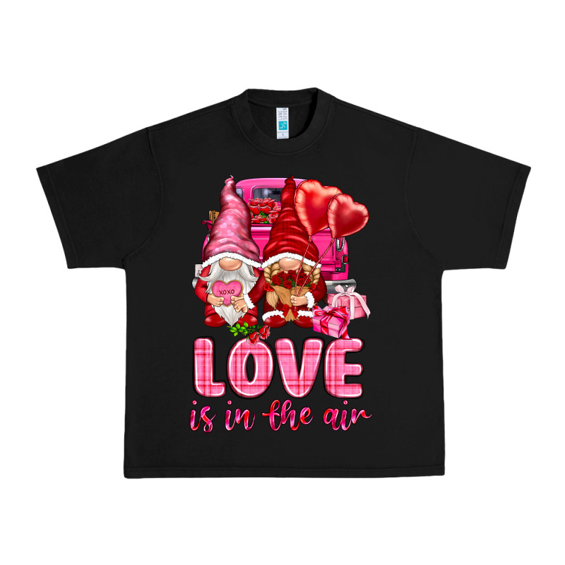 Love Is In The Air With Gnomies Valentine's Day Urban Heavy Tee by HowdyJamesFarm | Teevron
