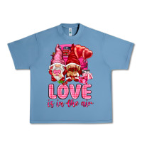 Pebble Blue Love is in the air with gnomies Valentine's Day Urban Heavy Tee - HowdyJamesFarm
