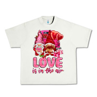 Pistachio Love is in the air with gnomies Valentine's Day Urban Heavy Tee - HowdyJamesFarm