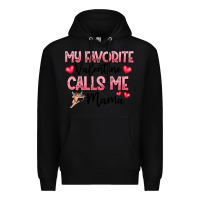 Black love message with cupid and hearts Premium Hoodie - CowhideDigitalArt