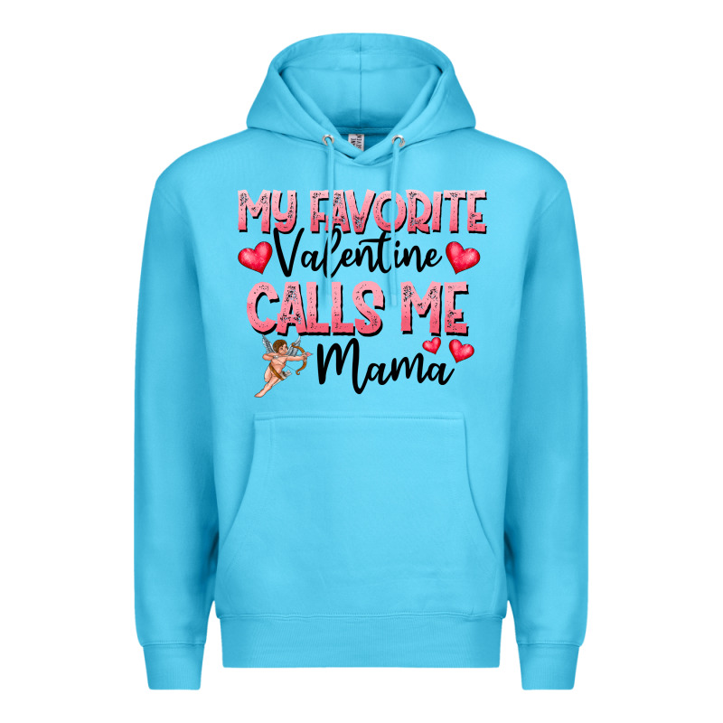 Love Message With Cupid And Hearts Premium Hoodie by CowhideDigitalArt | Teevron