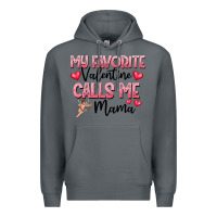 Rock love message with cupid and hearts Premium Hoodie - CowhideDigitalArt