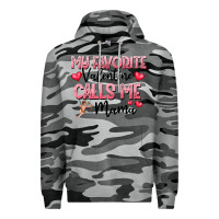 Slate Camo love message with cupid and hearts Premium Hoodie - CowhideDigitalArt