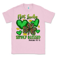 Bubblegum Pink not lucky simply blessed Classic Tee - Artiststas