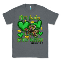 Charcoal Heather not lucky simply blessed Classic Tee - Artiststas