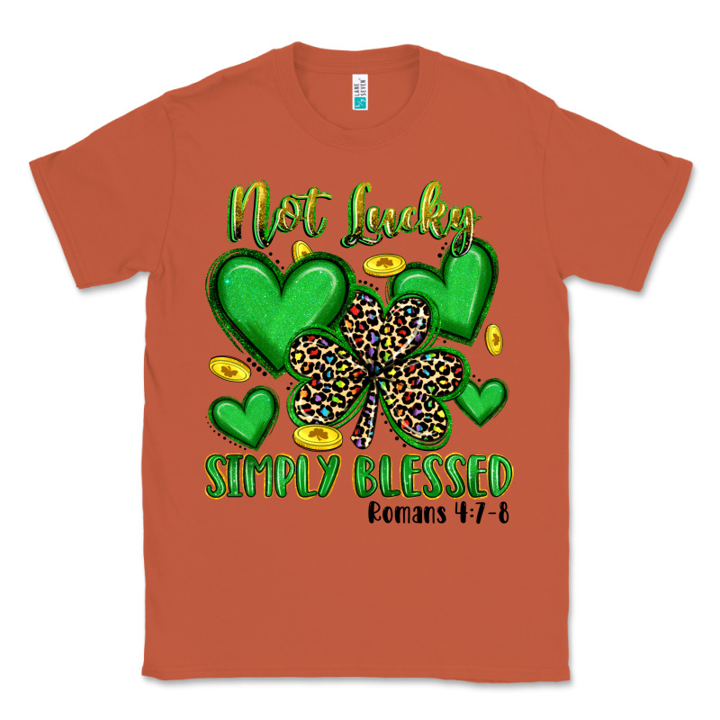 Not Lucky Simply Blessed Classic Tee by Artiststas | Teevron