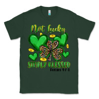 Sports Green not lucky simply blessed Classic Tee - Artiststas