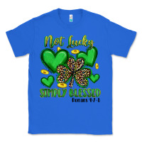 True Royal not lucky simply blessed Classic Tee - Artiststas