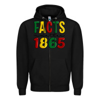 Black facts matter 1865 Zipper Hoodie - Artiststas