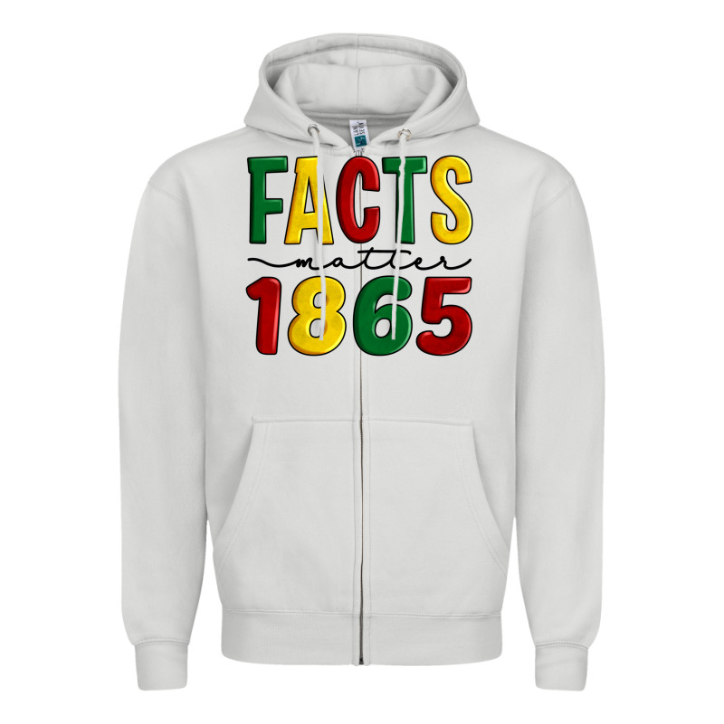 Facts Matter 1865 Zipper Hoodie by Artiststas | Teevron