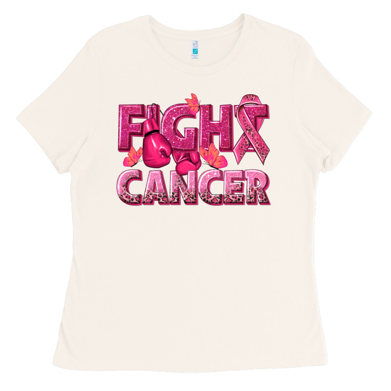 Fight Cancer Ladies Tee by NancyCooperArtShop | Teevron