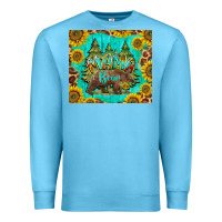 Ocean Blue mama bear Premium Sweatshirt - BarkalooDesign