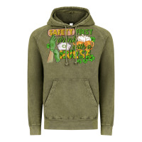 Vintage Olive Safety first drink with a Nurse St. Patrick's Day Vintage Hoodie - CowGirlArtShop