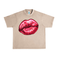 French Oak Lip mark Valentine's Day Urban Heavy Tee - HowdyJamesFarm