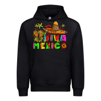 Black viva mexico Urban Hoodie - AdoDesignShop