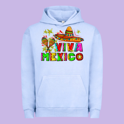 Viva Mexico Urban Hoodie Designed By Adodesignshop