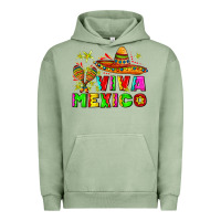 Pigment Oil Green viva mexico Urban Hoodie - AdoDesignShop