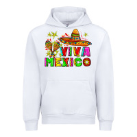 White viva mexico Urban Hoodie - AdoDesignShop