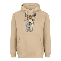 Mushroom alpaca Heavyweight Hoodie - BarkalooDesign